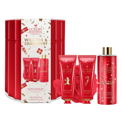 Grace Cole Wild Fig & Cranberry, dárkový set v plechové dóze