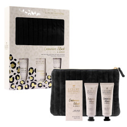 Grace Cole Kašmír, Mošus & Ambra, dárkový set s kosmetickou taštičkou, 4dílný