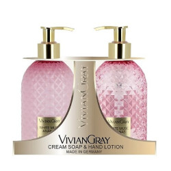 Vivian Gray GEMSTONE White Musk & Ananas, péče o ruce, 2x 300ml