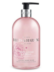Baylis&Harding Tekuté mýdlo PEONY, LYCHEE & VANILLA, 500ml
