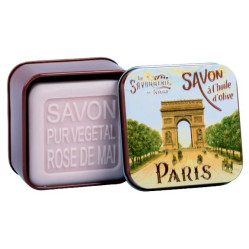 La Savonnerie Mýdlo v plechové dóze 100 g - PARIS - VÍTĚZNÝ OBLOUK