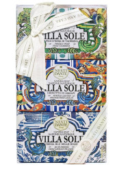 Nesti Dante Dárková sada 3x tuhé mýdlo 250g VILLA SOLE