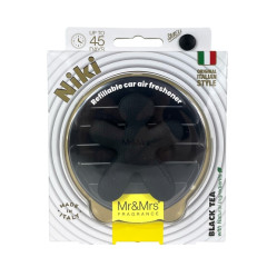 Vůně do auta Mr&Mrs NIKI Black Tea (design kůže)
