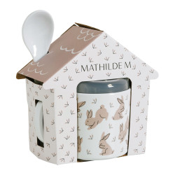 Mathilde M. - MY LITTLE SNACK Zajíčci, hrneček a lžička v boxu