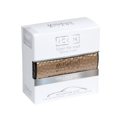 Millefiori Milano Icon VANILLA & WOOD, metal, vůně do auta 47 g
