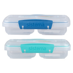 Sistema to go SMALL SPLIT se dvěma oddíly 350ml MIX barev / 1ks