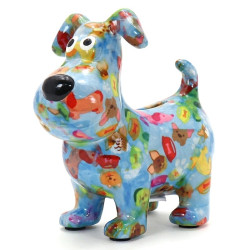 Pomme pidou Pokladnička Standard - Pejsek HUGO 2 modrý