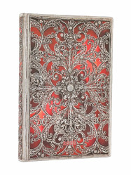 Paperblanks Diář 2026 MINI, týdenní, horizontal - Garnet, flexis