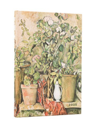 Paperblanks Diář 2026 MINI, týdenní horizontal - Cezannes Terracotta