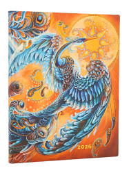 Paperblanks Diář 2026 ULTRA týdenní vertikal - Skybird, flexi