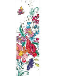 Záložka TURNOWSKY 47918 - KVĚTINY S MOTÝLKEM