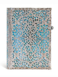 Paperblanks MIDI zápisník - MAYA BLUE, 240stran, linkovaný