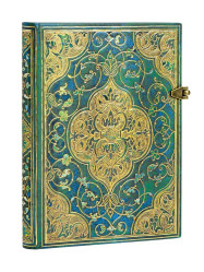 Paperblanks MIDI zápisník - TYRKYSOVÉ KRONIKY, linkovaný, 240stran, přeska