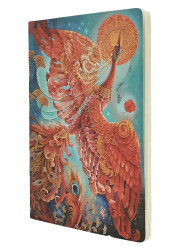 Paperblanks Sešit A4, tečkovaný - PTÁCI ŠTĚSTÍ, FIREBIRD