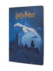 Paperblanks Sešit A4, linkovaný - Harry Potter, modrý
