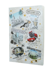 Paperblanks Sešit A4, linkovaný - Harry Potter / Hogwarts