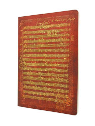 Paperblanks Sešit A4, notové linky - Mozart, The Hunt