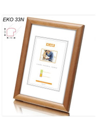 Rámeček dřevěný Icar EKO 33N 9x13 středně hnědý