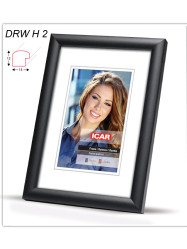 Rámeček dřevěný Icar DRWH 13x18 černý