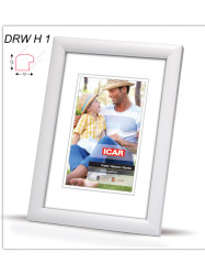Rámeček dřevěný Icar DRWH 18x24 bílý