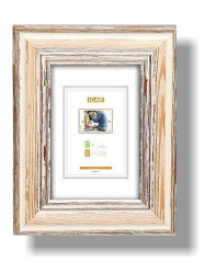 Rám Icar dřevěný DRZ D3 30x40 melír hnědý