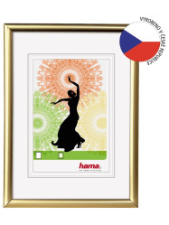 Hama rámeček plastový MADRID, zlatý matný, 30x40cm