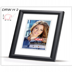 Rámeček Dřevěný Icar DRWH 40x40cm, černý