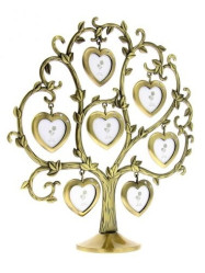 Rámeček Gedeon FT06 STROM života 7x foto ZLATÁ PATINA