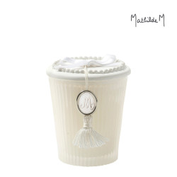 Mathilde M. - FLEUR DE THÉ, vonná svíčka 55g (pruhy)