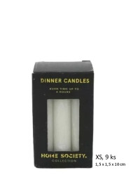 Home Society Collection Dinner Candles XS 10cm, 9ks, 4h hoření
