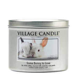 Village Candle Svíčka v plechu Králíčci - Konvalinka, Kokos.mléko & Jasmín