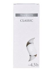 Svíčky čajové TEALIGHTS CLASSIC 4,5 h, 10 ks