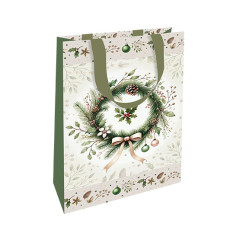 Nekupto Dárková taška ULFS - Vánoční věnec