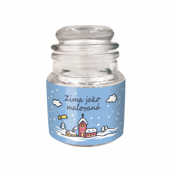 Nekupto Vánoční svíčka - Zima jako malovaná