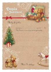 Ditipo Blahopřání I - DOPIS JEŽÍŠKOVI (medvídci v kufru)