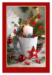 Ditipo Blahopřání K - PF (červené se svíčkou)