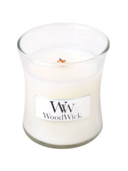 Vonná svíčka WoodWick WHITE TEA & JASMINE malá 85 g