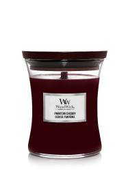 Vonná svíčka WoodWick PHANTOM CHERRY, střední 275 g