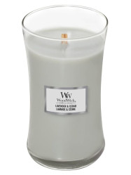 Vonná svíčka WoodWick LAVENDER & CEDAR velká 609 g