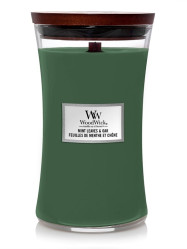 Vonná svíčka WoodWick MINT LEAVES & OAK, velká 609 g