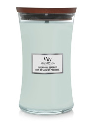 Vonná svíčka WoodWick SAGEWOOD & SEAGRASS, velká 609 g