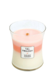 Vonná svíčka WoodWick Trilogy ISLAND GETAWAY střední 275g