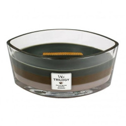 Vonná svíčka WoodWick Trilogy COZY CABIN široký knot 453,6g