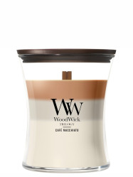 Vonná svíčka WoodWick Trilogy Café Macchiato, střední 275 g