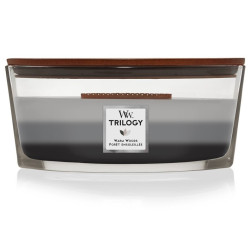 Vonná svíčka WoodWick Trilogy Warm Woods, široký knot 453,6 g