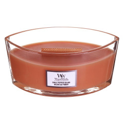 Vonná svíčka WoodWick CHILLI PEPPER GELATO, široký knot 453,6g
