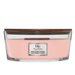 Vonná svíčka WoodWick PRESSED BLOOMS & PATCHOULI, široký knot 453 g