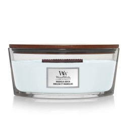 Vonná svíčka WoodWick MAGNOLIA BIRCH, široký knot, 453,6 g
