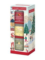 Yankee Candle Xmas 2025 Dárková sada 3x votiv (RAW, VC,SC)
