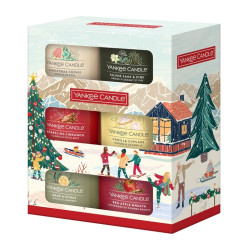 Yankee Candle Xmas 2025 Dárková sada 6x votivní svíčka ve skle